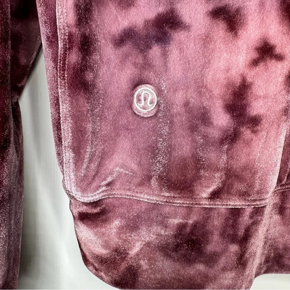 Lululemon Velour Crew Interstellar Cassis Multi Top Size Large - Picture 5 of 5